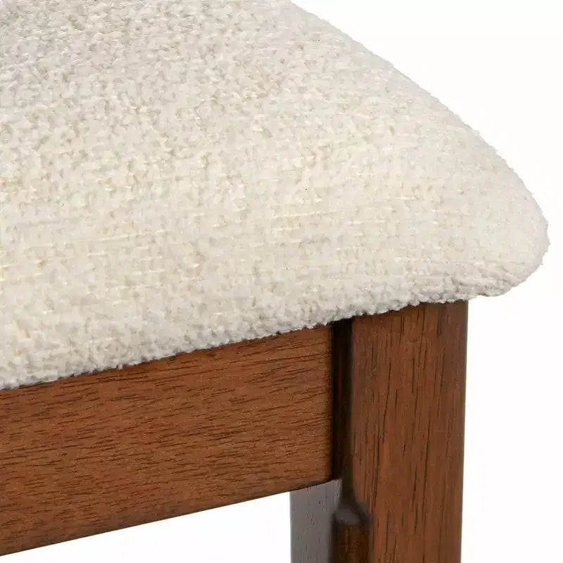 Lifestorey Rochester Set pranzo moderno 7 pz beige/noce