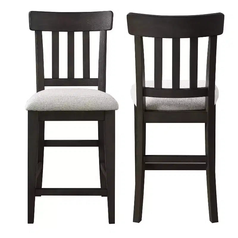 Set da pranzo da 7 pezzi Napa altezza bancone Dusky Cedar - Steve Silver Co.: Estendibile, stile rustico, 8-10 posti a sedere