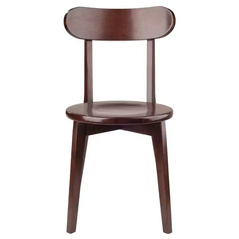 Set da pranzo Pauline 3 pz Noce - Winsome: Legno massello, Tavolo quadrato, 2 sedie
