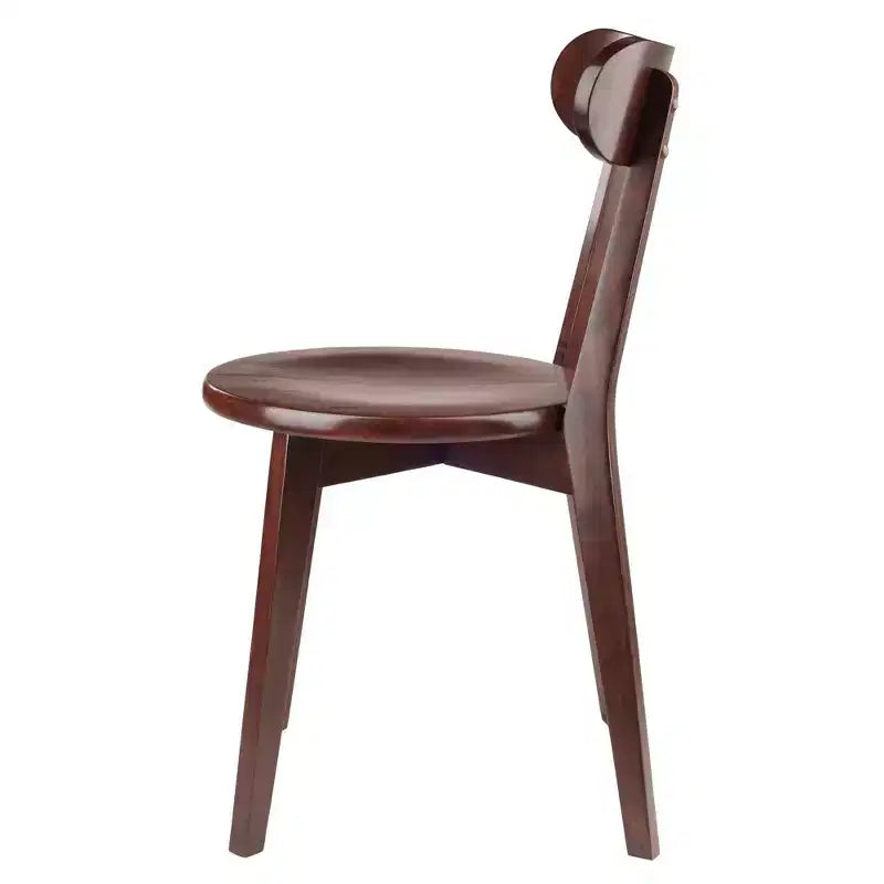 Set da pranzo Pauline 3 pz Noce - Winsome: Legno massello, Tavolo quadrato, 2 sedie