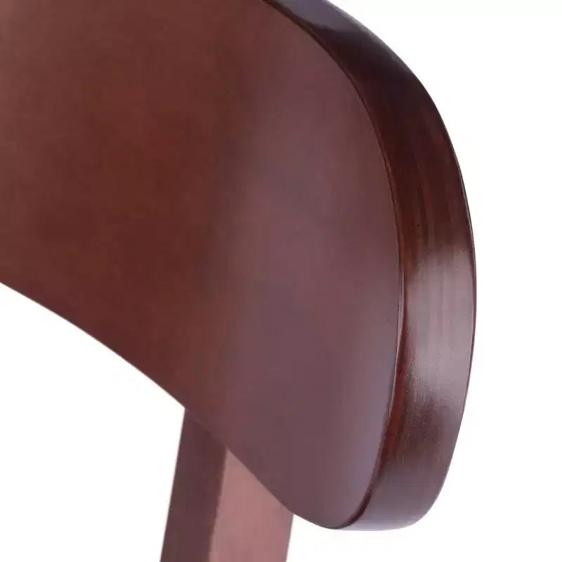 Set da pranzo Pauline 3 pz Noce - Winsome: Legno massello, Tavolo quadrato, 2 sedie