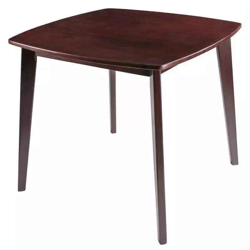 Set da pranzo Pauline 3 pz Noce - Winsome: Legno massello, Tavolo quadrato, 2 sedie