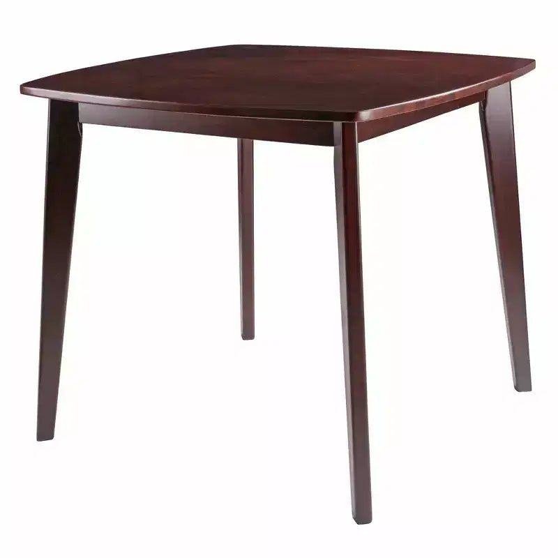 Set da pranzo Pauline 3 pz Noce - Winsome: Legno massello, Tavolo quadrato, 2 sedie