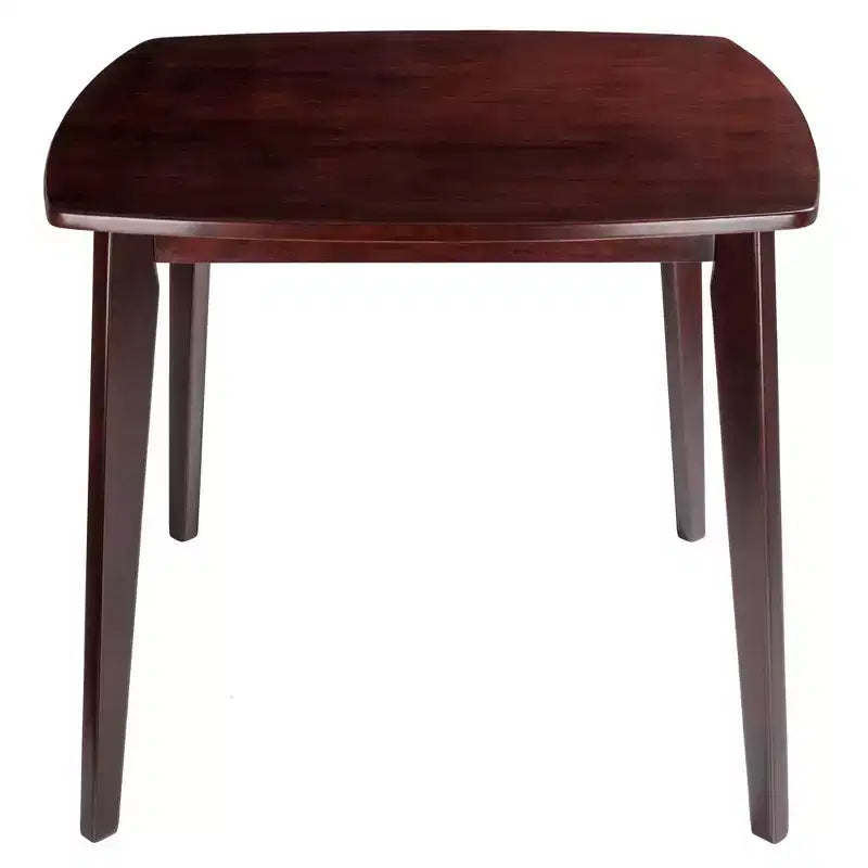 Set da pranzo Pauline 3 pz Noce - Winsome: Legno massello, Tavolo quadrato, 2 sedie