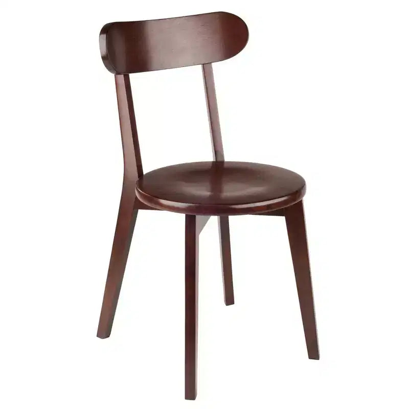 Set da pranzo Pauline 3 pz Noce - Winsome: Legno massello, Tavolo quadrato, 2 sedie