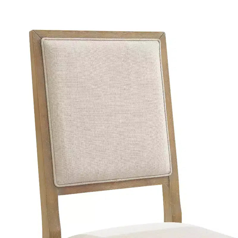 Set da pranzo Joanna da 9 pezzi con 8 sedie imbottite Rustico Marrone - Crosley