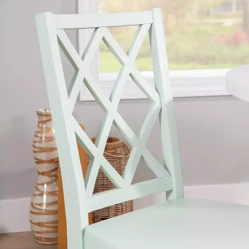 Powell 5 pezzi Shelby Set da pranzo rotondo Menta