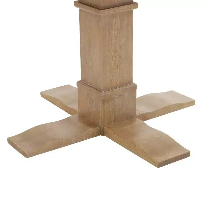 Set da pranzo rotondo Joanna 5 pezzi con 4 sedie con schienale imbottito marrone rustico - Crosley