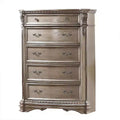 Cassettiera Northville 42" Argento Antico - : 5 cassetti in legno, guide in metallo, nessun assemblaggio richiesto