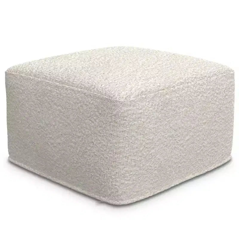 Pouf quadrato Lyanna avorio