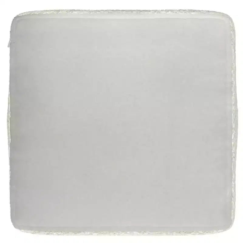 Pouf quadrato Lyanna avorio