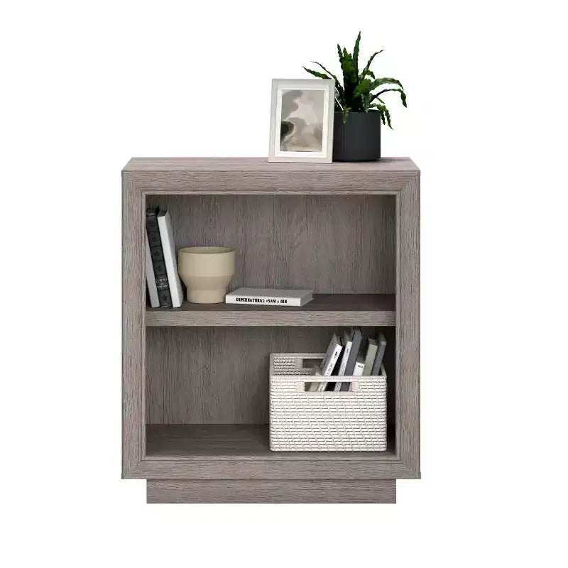 Libreria Hayes Garden da 33", 2 ripiani, Rovere cenere