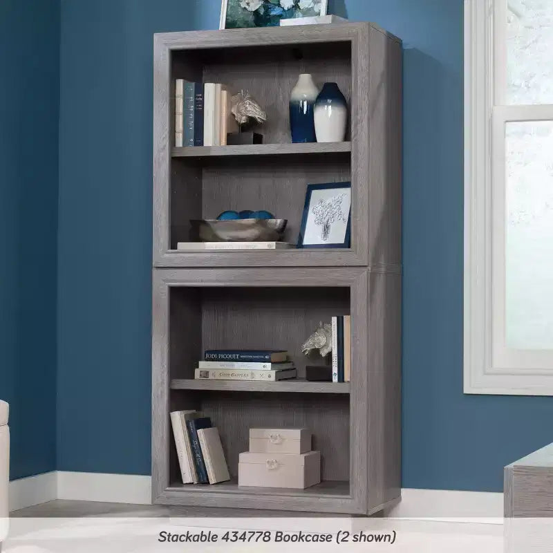 Libreria Hayes Garden da 33", 2 ripiani, Rovere cenere