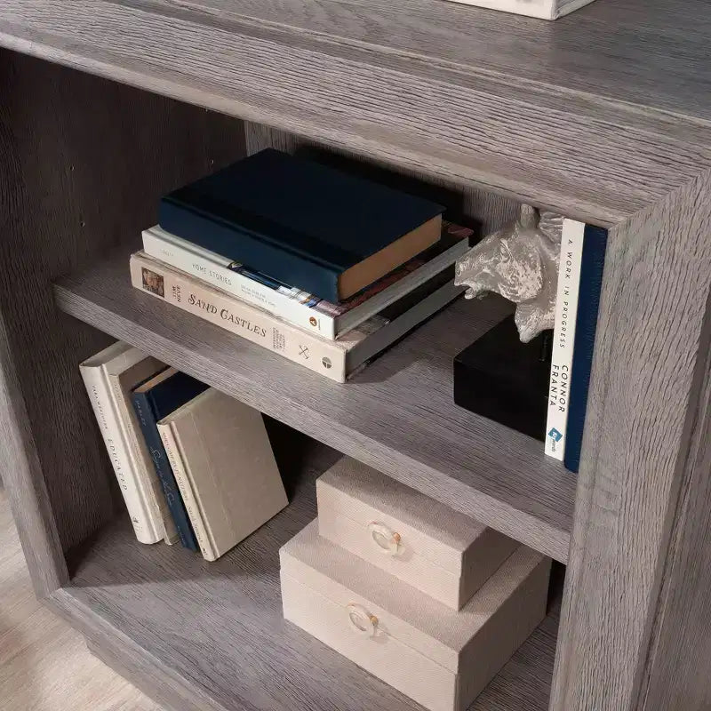 Libreria Hayes Garden da 33", 2 ripiani, Rovere cenere