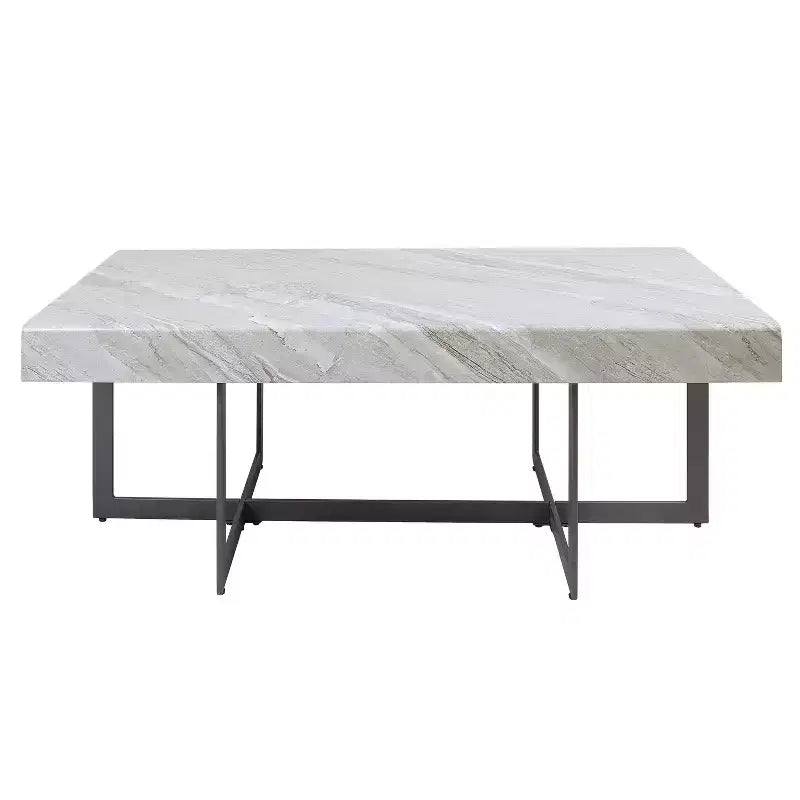 Set da 3 tavolini da caffè contemporanei Rohde con cassetti grigio/metallo color gomma -