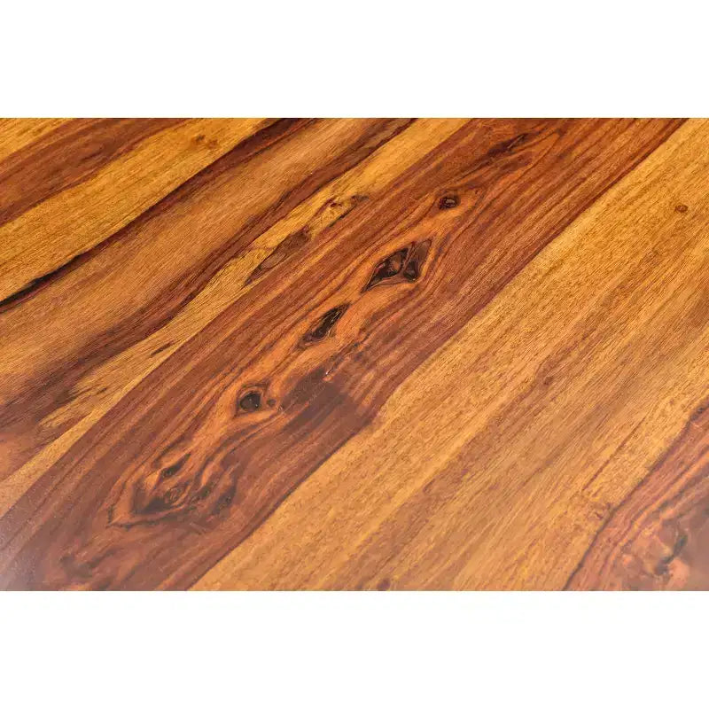 Tavolino da caffè quadrato basso cubo fatto a mano marrone - : Legno rustico, Finitura atossica, Vano portaoggetti, Design moderno