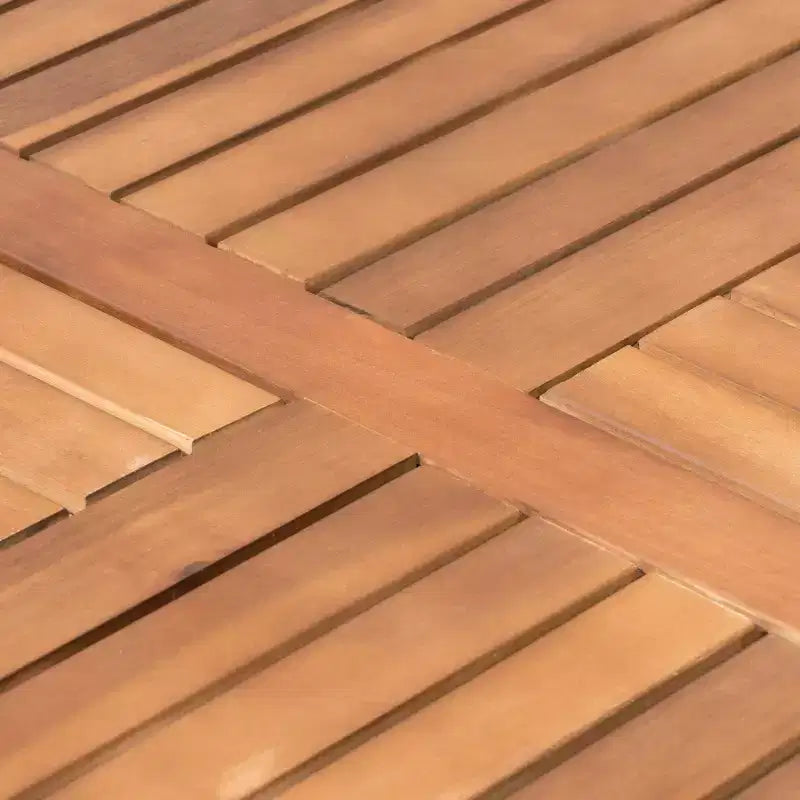Set da pranzo 7 pezzi Monterey in acacia e vimini - Christopher Knight Home