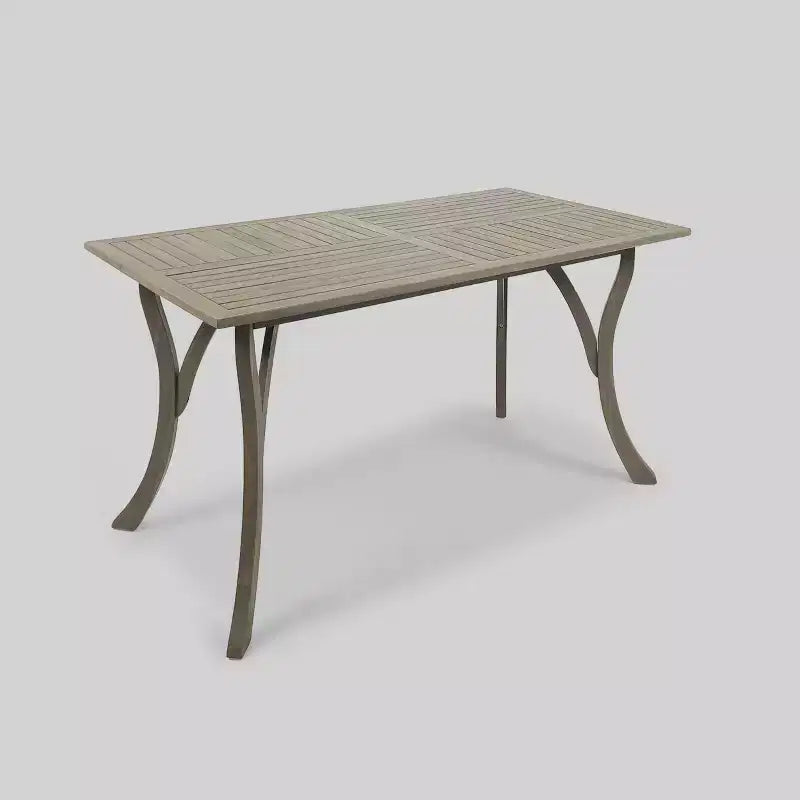 Set da pranzo 7 pezzi Monterey in acacia e vimini - Christopher Knight Home