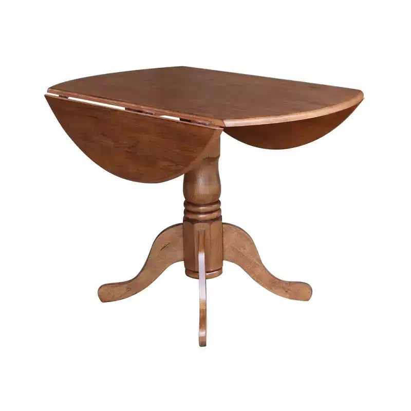 Tavolo con alette doppie Mase da 42" con 2 sedie a X - International Concepts