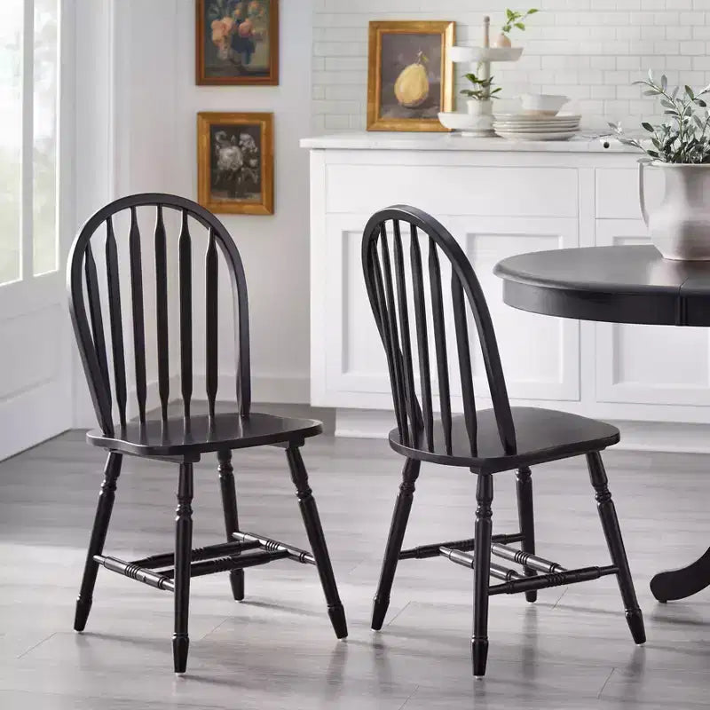 Set tavolo da pranzo allungabile Buylateral 7 pezzi in legno massello Lancaster Farmhouse