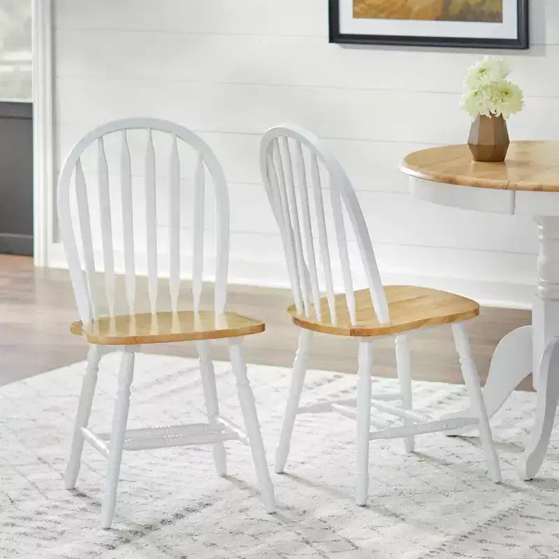 Set tavolo da pranzo allungabile Buylateral 7 pezzi in legno massello Lancaster Farmhouse