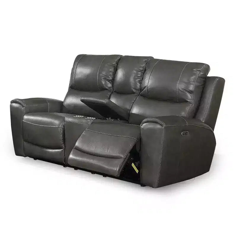 Divanetto con console e reclinazione elettrica -