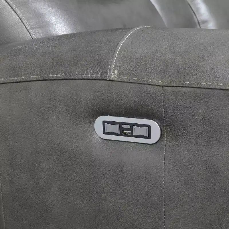 Divanetto con console e reclinazione elettrica -