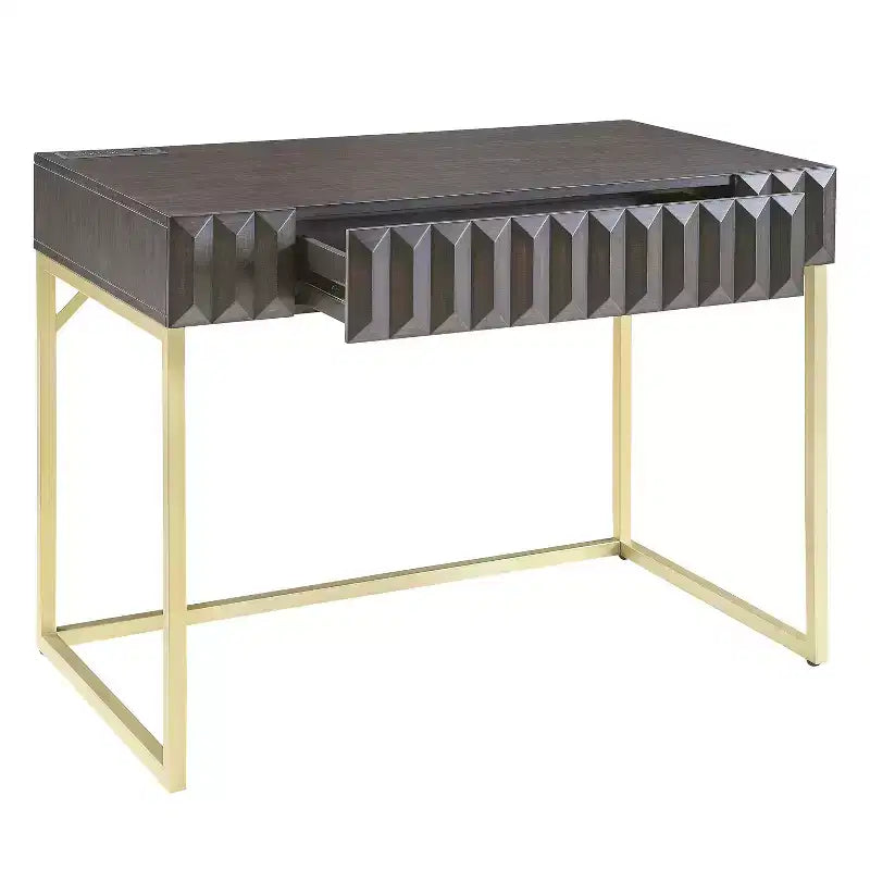 Scrivania con prese e porte USB -