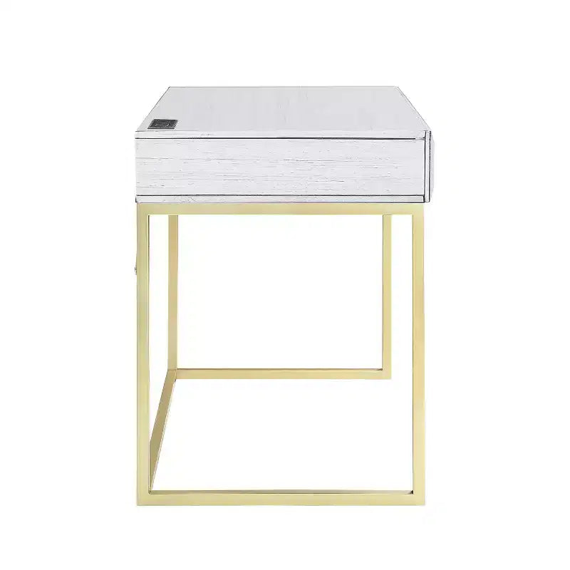 Scrivania con prese e porte USB -