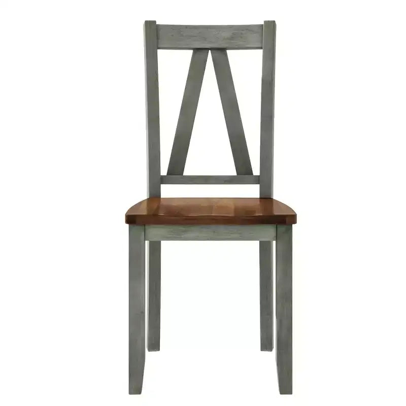 Set da 6 pezzi per tavolo da pranzo in legno stile rustico con panca lunga e 4 sedie da pranzo-ModernLuxe