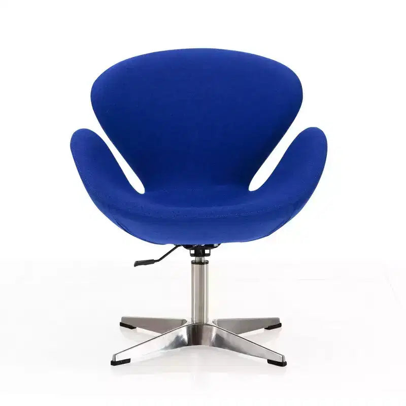 Set di 2 sedie girevoli regolabili in similpelle color lampone -