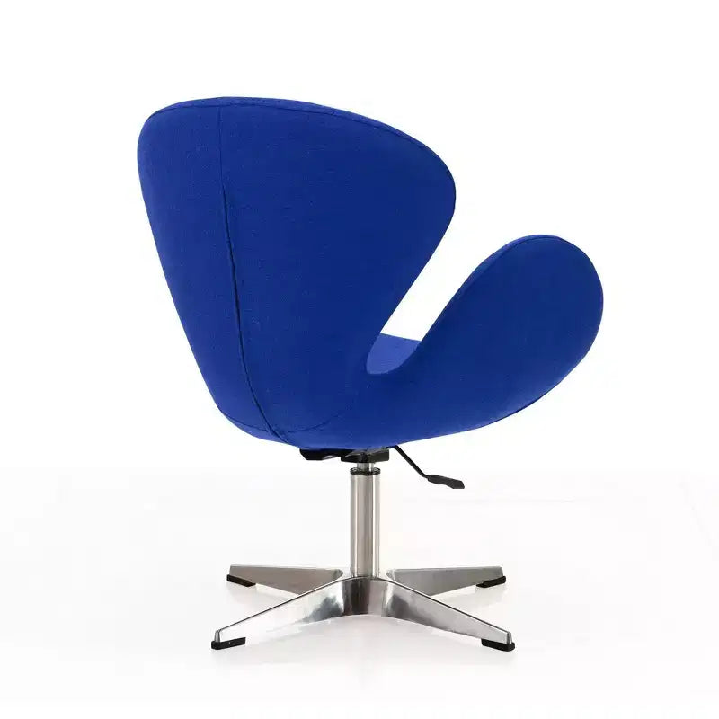 Set di 2 sedie girevoli regolabili in similpelle color lampone -