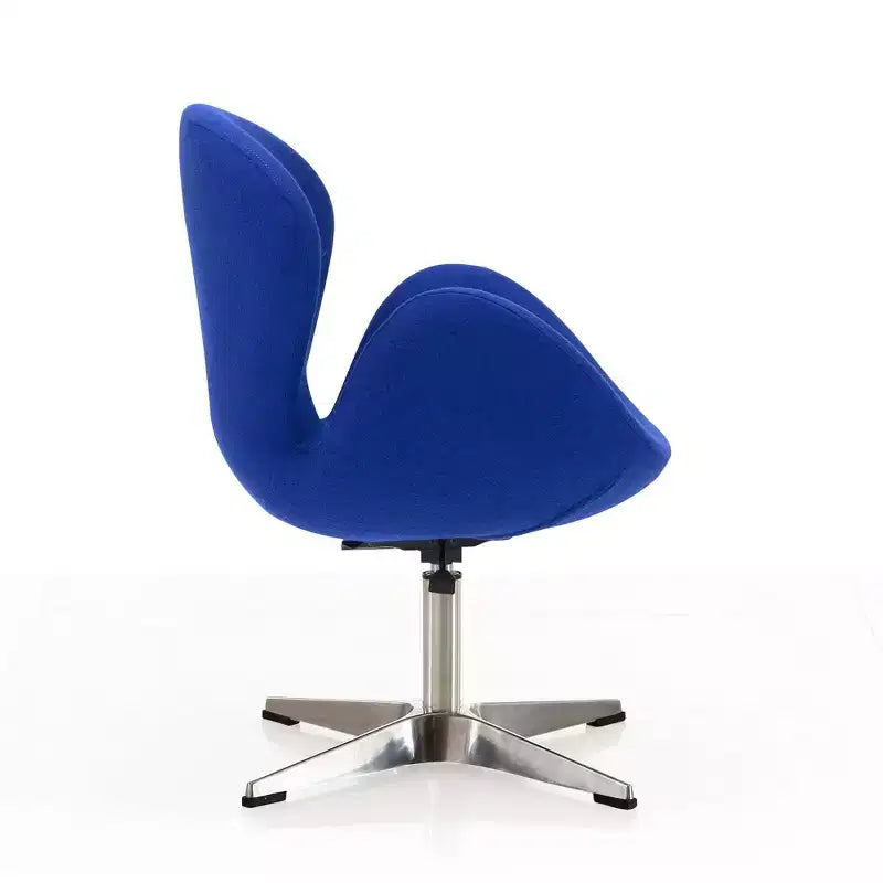Set di 2 sedie girevoli regolabili in similpelle color lampone -