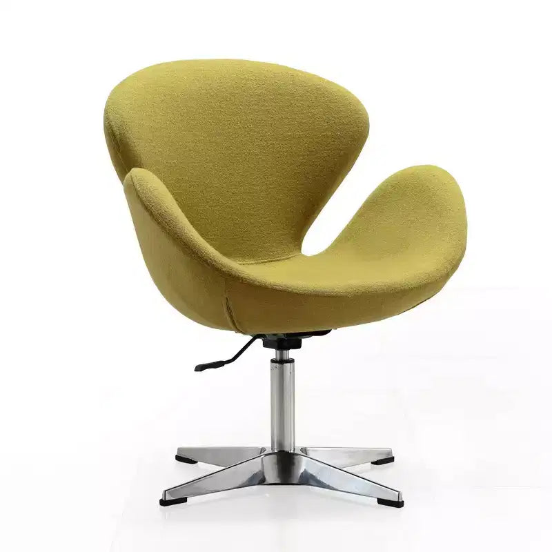 Set di 2 sedie girevoli regolabili in similpelle color lampone -