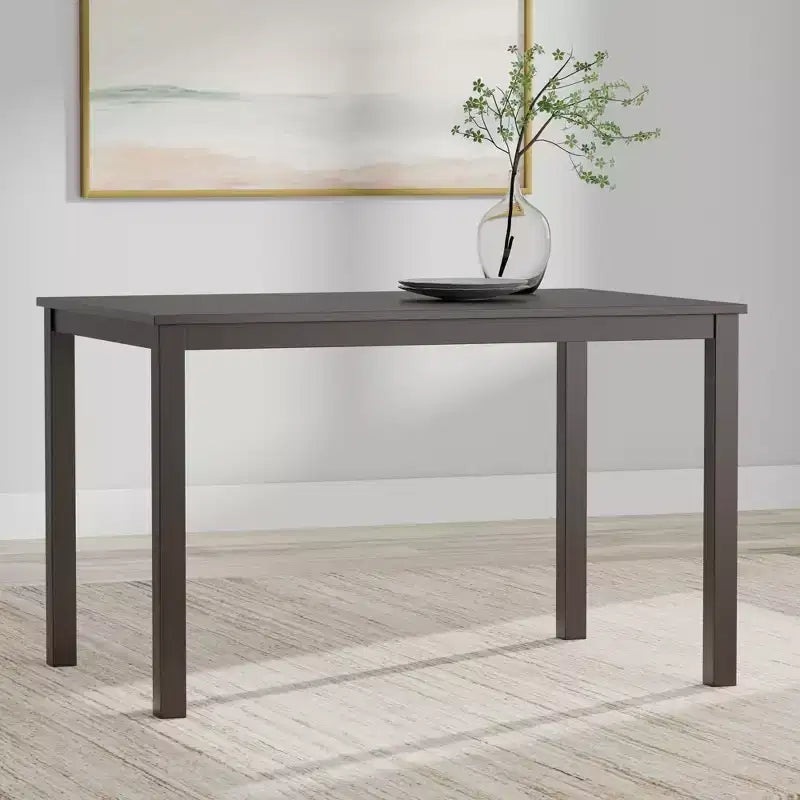 Set da pranzo Glenwillow Home con tavolo da pranzo in legno 48" + sedie da pranzo con schienale a doghe (set da 3 o 5 pezzi)