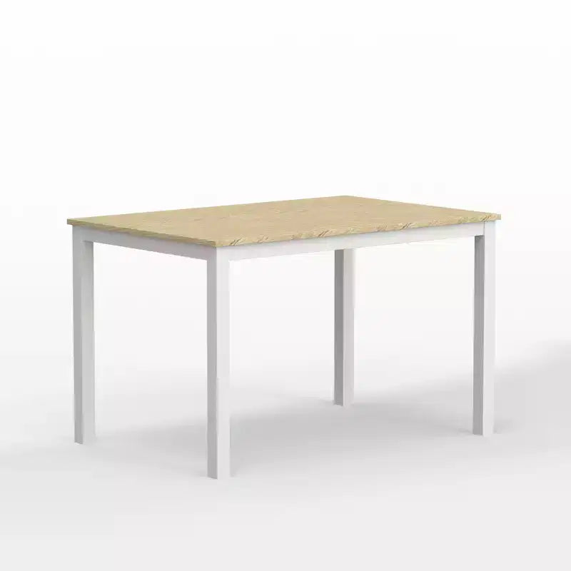 Set da pranzo Glenwillow Home con tavolo da pranzo in legno 48" + sedie da pranzo con schienale a doghe (set da 3 o 5 pezzi)