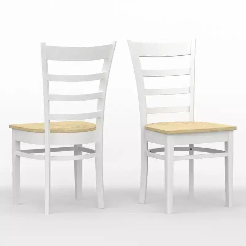 Set da pranzo Glenwillow Home con tavolo da pranzo in legno 48" + sedie da pranzo con schienale a doghe (set da 3 o 5 pezzi)