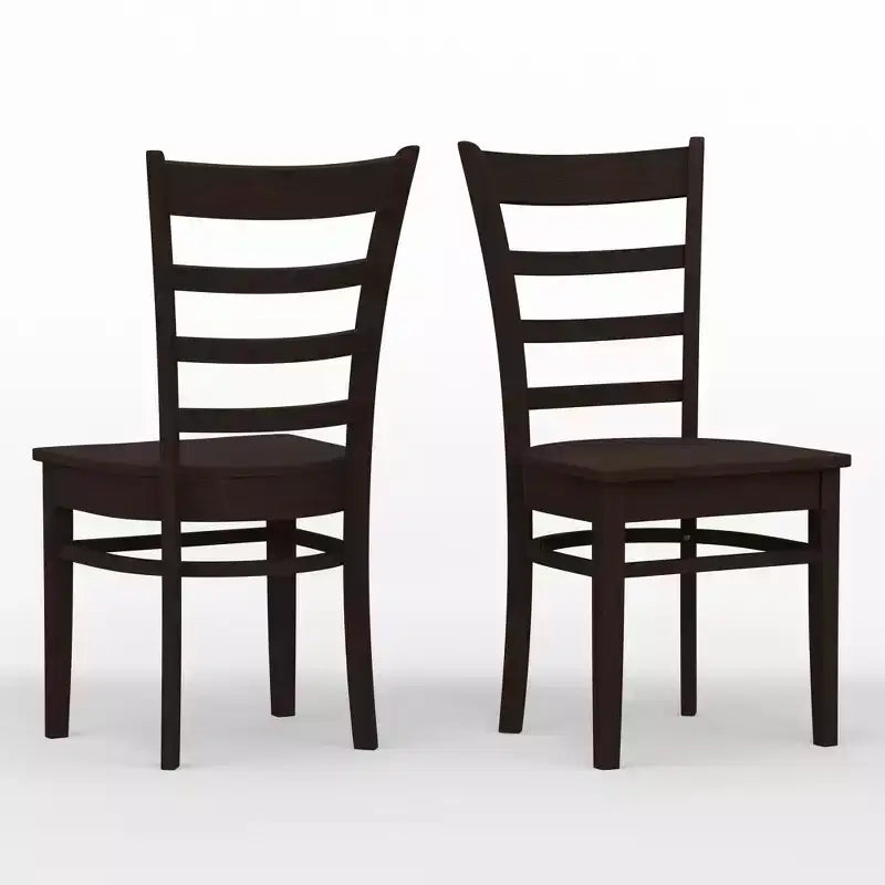 Set da pranzo Glenwillow Home con tavolo da pranzo in legno 48" + sedie da pranzo con schienale a doghe (set da 3 o 5 pezzi)