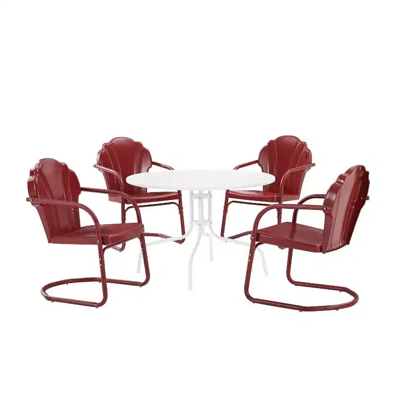 Set da pranzo da esterno Crosley Tulip da 5 pezzi