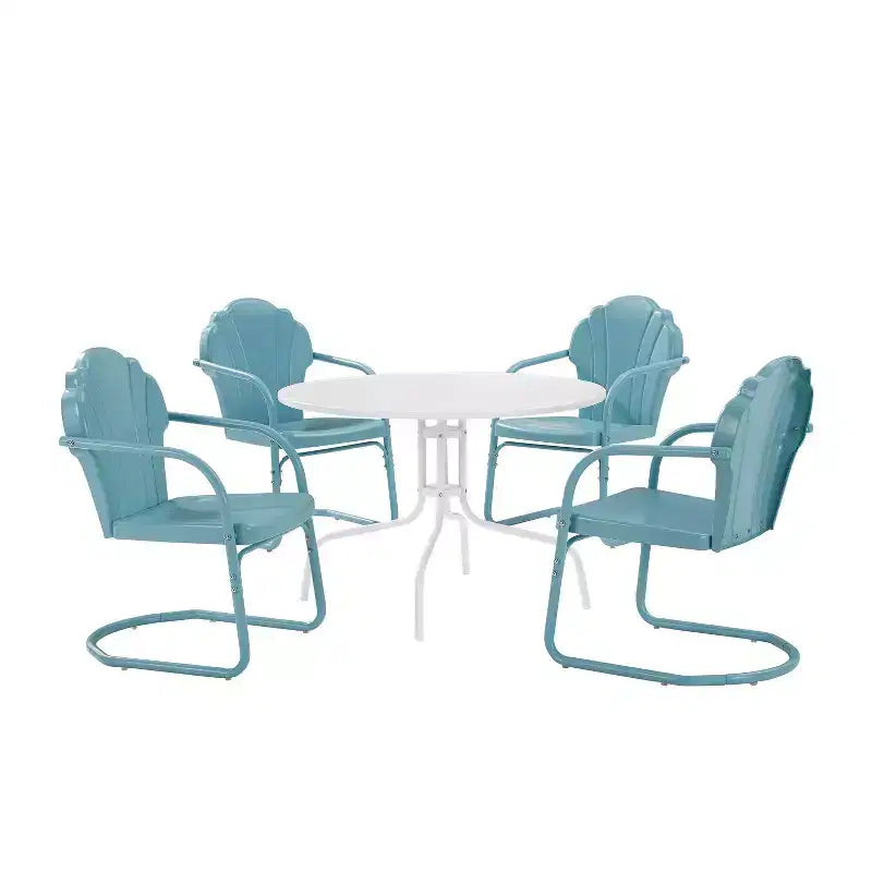 Set da pranzo da esterno Crosley Tulip da 5 pezzi