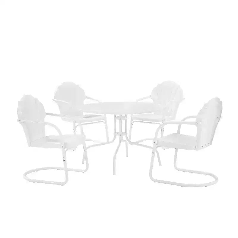 Set da pranzo da esterno Crosley Tulip da 5 pezzi