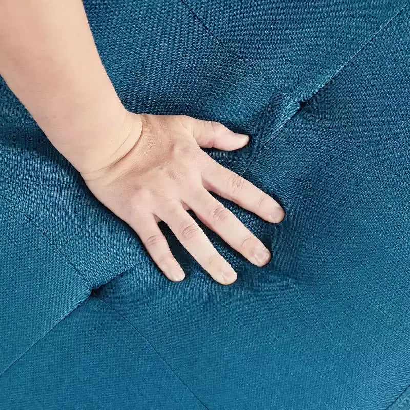 Divano Letto Futon Convertibile Rivestito in Tessuto