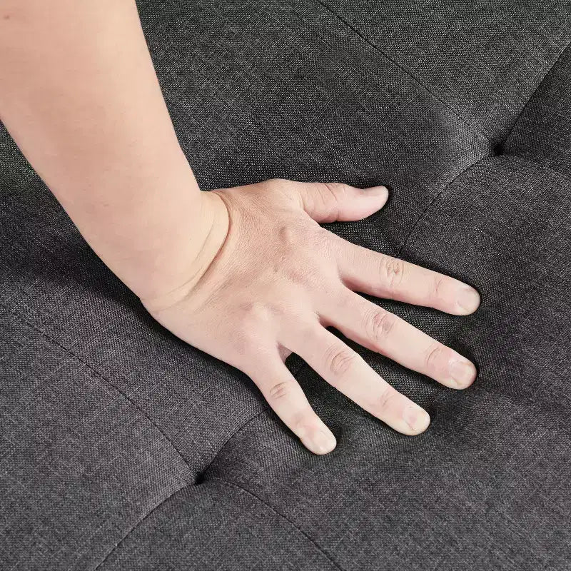 Divano Letto Futon Convertibile Rivestito in Tessuto