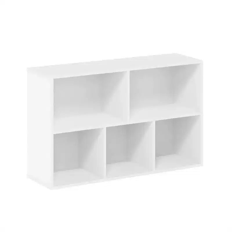 Libreria multiuso reversibile a 5 cubi con vani a giorno