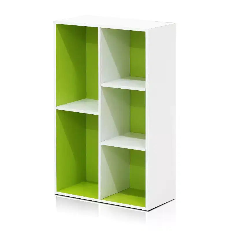 Libreria multiuso reversibile a 5 cubi con vani a giorno