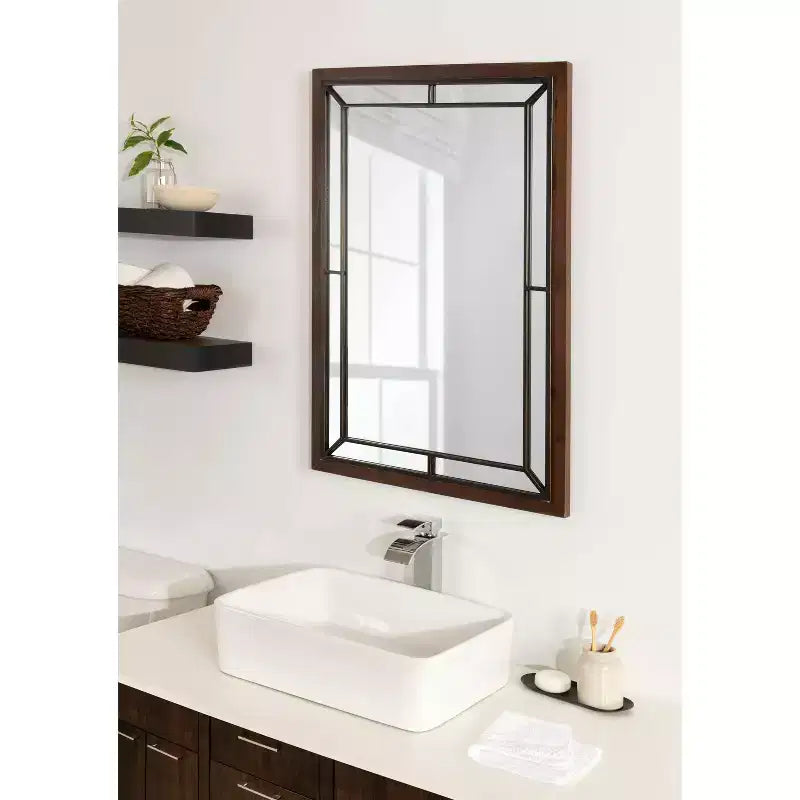 Specchio da parete rettangolare Audubon 24 x 36 -
