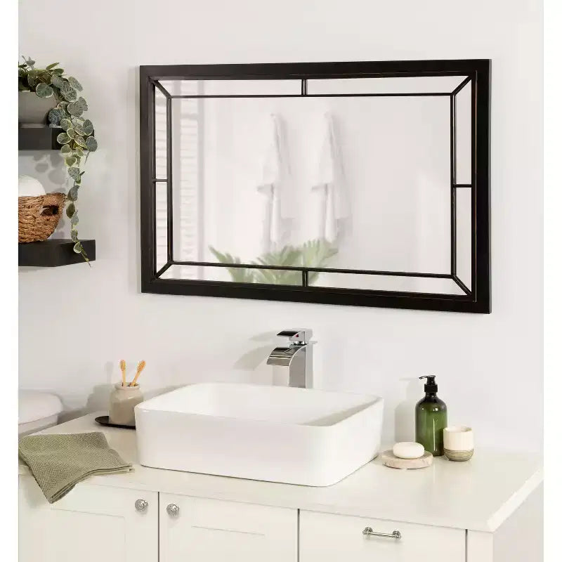 Specchio da parete rettangolare Audubon 24 x 36 -