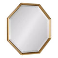 Calder Octagon Wall Mirror Gold - Kate & Laurel All Things Decor