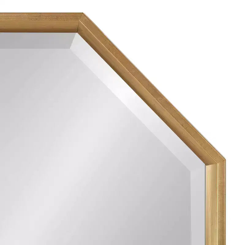 Specchio da parete ottagonale Calder, oro -