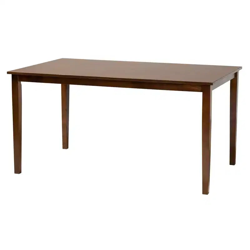 Set da pranzo moderno Baxton Studio Florencia in tessuto e legno